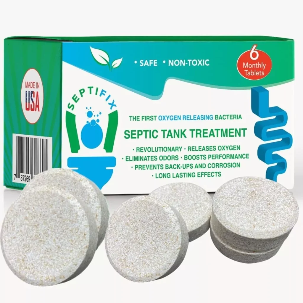 Septifix tablets for septic tank maintenance